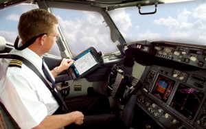 The Electronic Flight Bag - iPads and other tools are quick substitutes to paper charts and approach plates. 