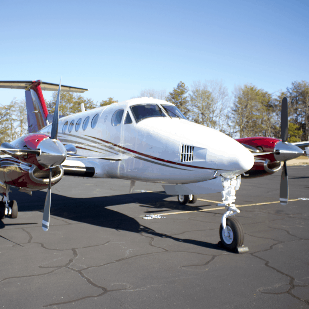 King Air On Ramp