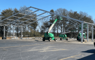 New Hangar at GMU Under Construction by SSC