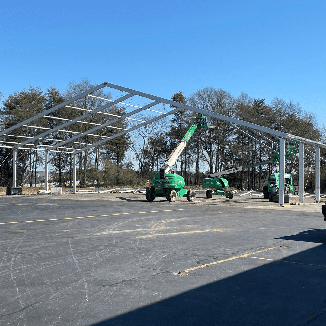 New Hangar at GMU Under Construction by SSC