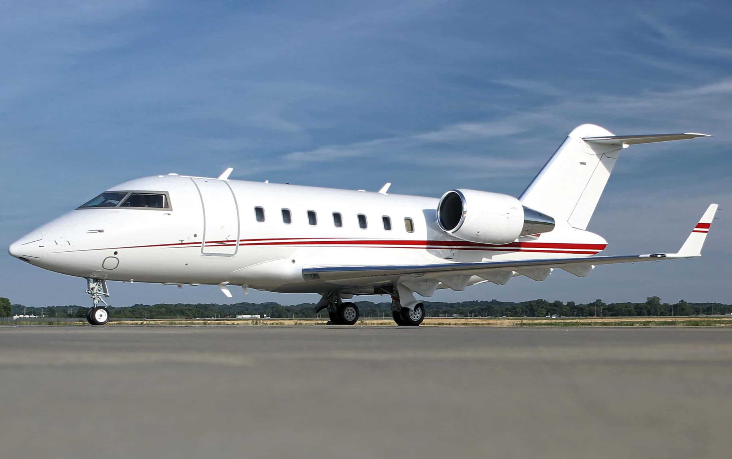 Challenger 605 aircraft management Greenville 